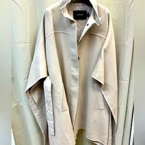 Coach Reversible Wool Cape